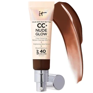 CC+ Nude Glow Lightweight Foundation + Glow Serum with SPF 40 and Niacinamide