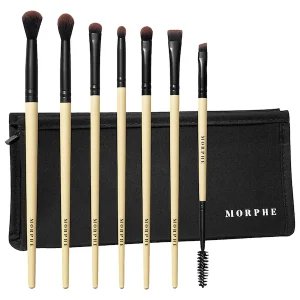 Earth To Babe 7-Piece Bamboo Eye Brush Set