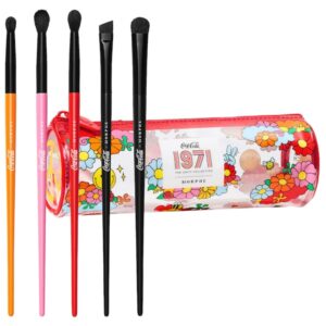 Coca-Cola® x Morphe Sweep The Peace 5-Piece Brush Set + Bag